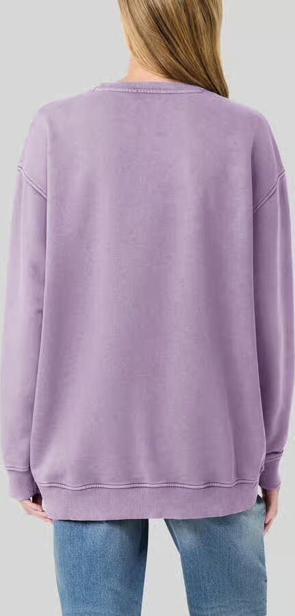 S.Oliver RED LABEL Relaxed fit sweatshirt van katoenmix s.Oliver x Heidi Klum - Foto 5