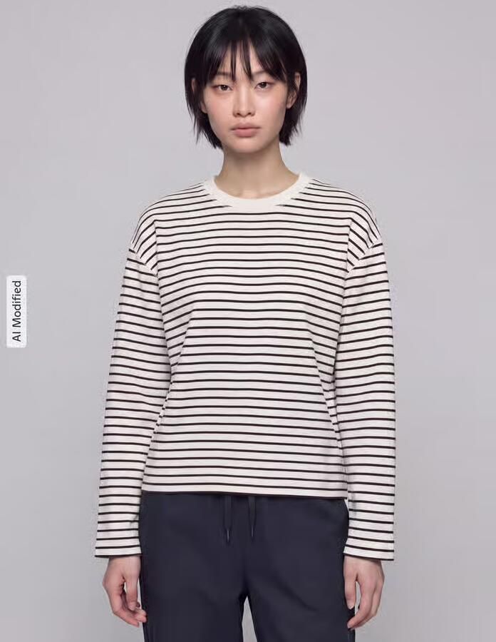 S.Oliver RED LABEL relaxed fit sweatshirt van viscosemix - Foto 3