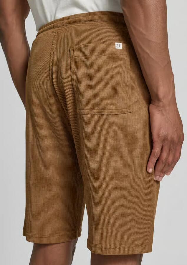 S.Oliver RED LABEL relaxed fit sweatshorts van katoenmix