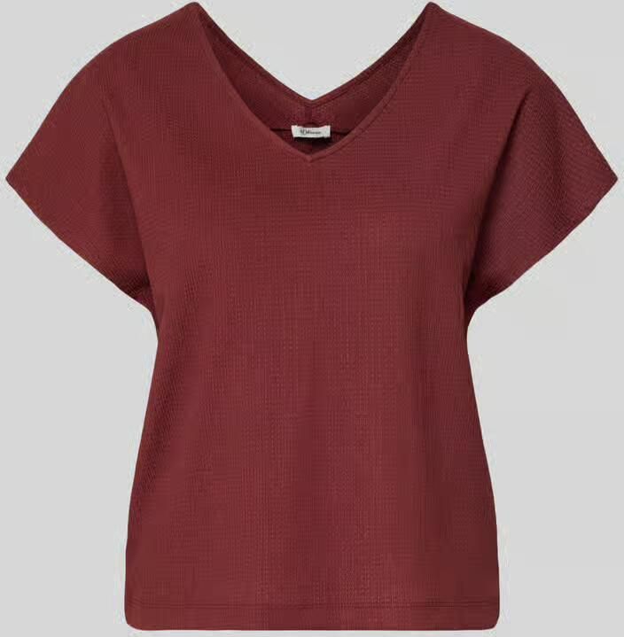 S.Oliver RED LABEL relaxed fit T-shirt met all-over motief - Foto 6