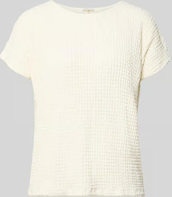S.Oliver RED LABEL relaxed fit T-shirt met structuurpatroon - Foto 5