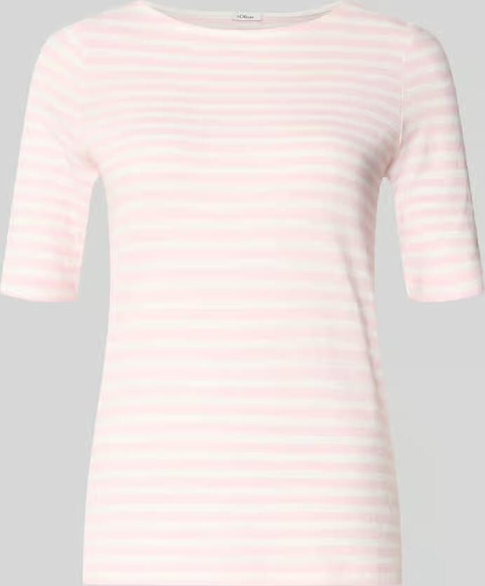S.Oliver RED LABEL relaxed fit T-shirt van puur katoen - Foto 4