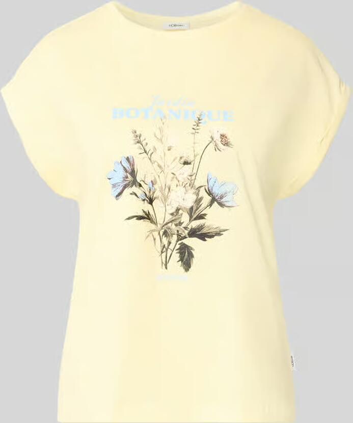 S.Oliver RED LABEL relaxed fit T-shirt van puur katoen - Foto 4