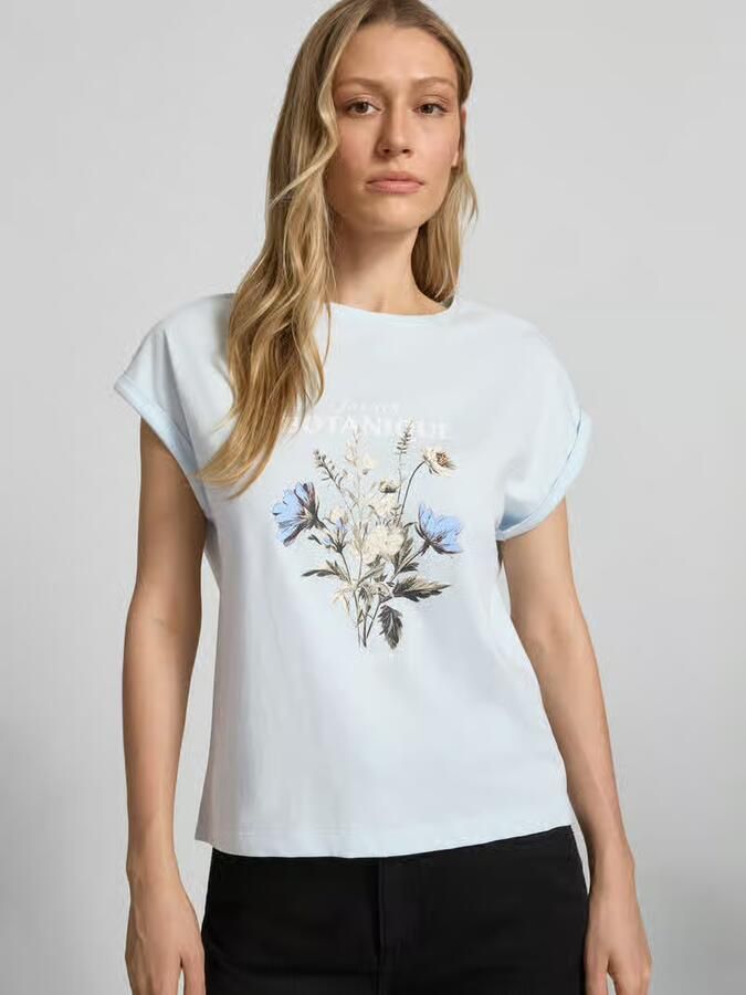 S.Oliver RED LABEL relaxed fit T-shirt van puur katoen - Foto 4