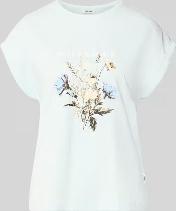 S.Oliver RED LABEL relaxed fit T-shirt van puur katoen - Foto 5