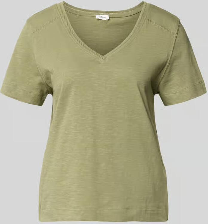 S.Oliver RED LABEL relaxed fit T-shirt van puur katoen - Foto 5