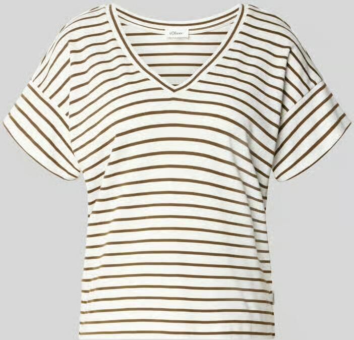 S.Oliver RED LABEL relaxed fit T-shirt van puur katoen - Foto 5