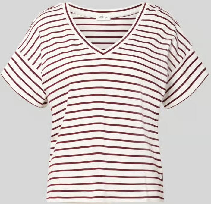 S.Oliver RED LABEL relaxed fit T-shirt van puur katoen - Foto 5