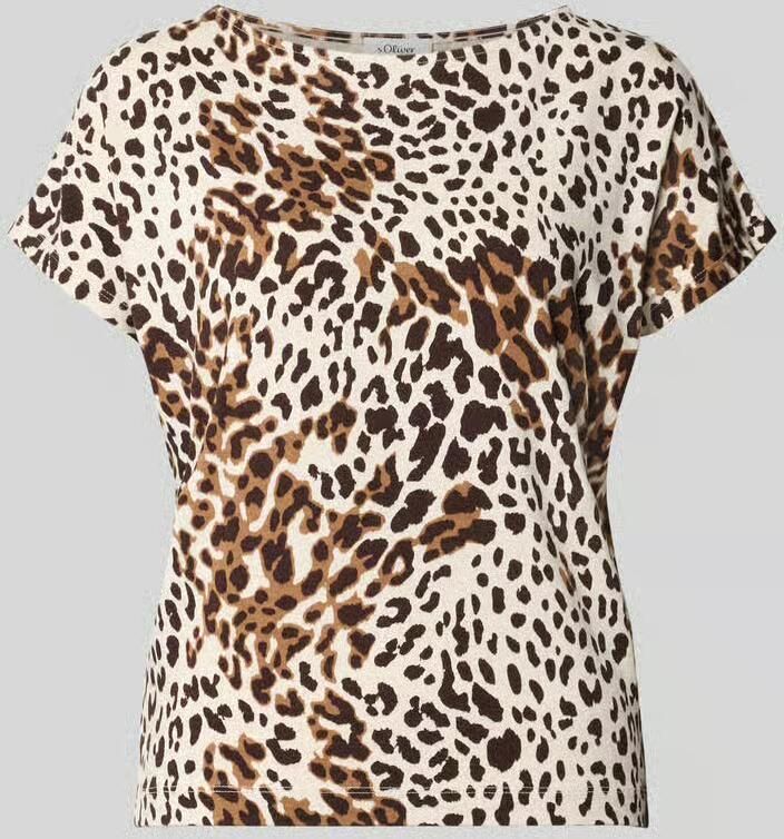 S.Oliver RED LABEL relaxed fit t-shirt van puur katoen - Foto 3