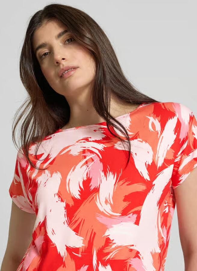 S.Oliver RED LABEL Relaxed fit T-shirt van viscosemix