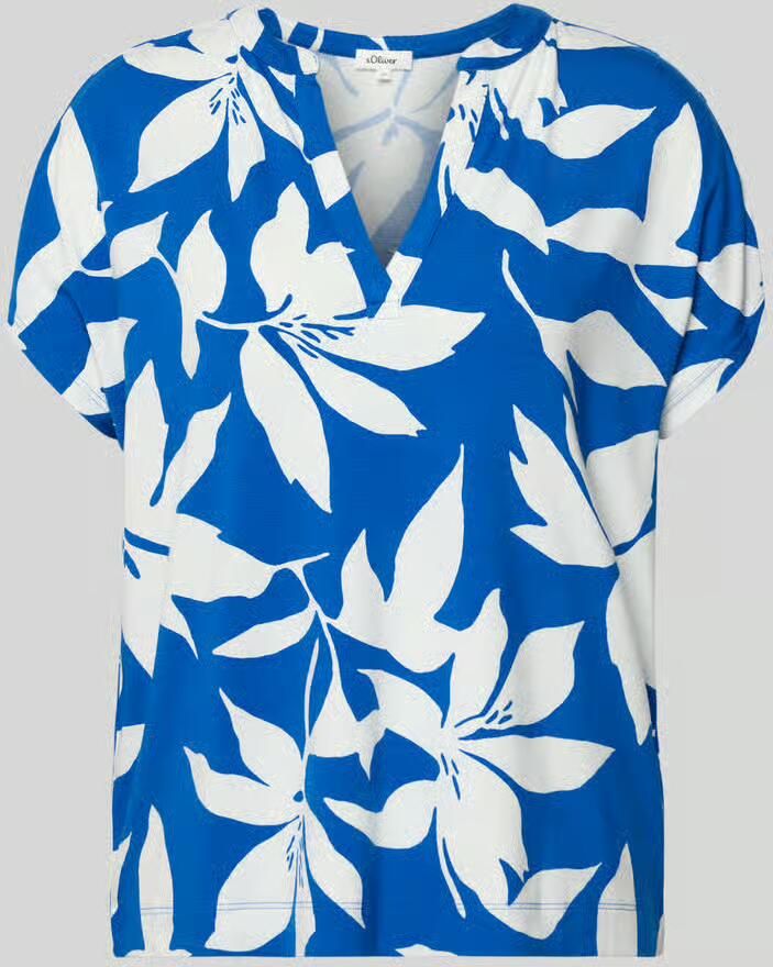 S.Oliver RED LABEL relaxed fit T-shirt van viscosemix - Foto 5