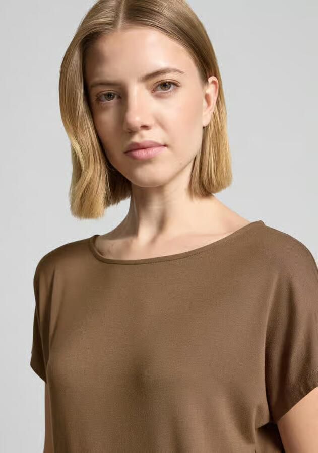 S.Oliver RED LABEL relaxed fit T-shirt van viscosemix - Foto 4