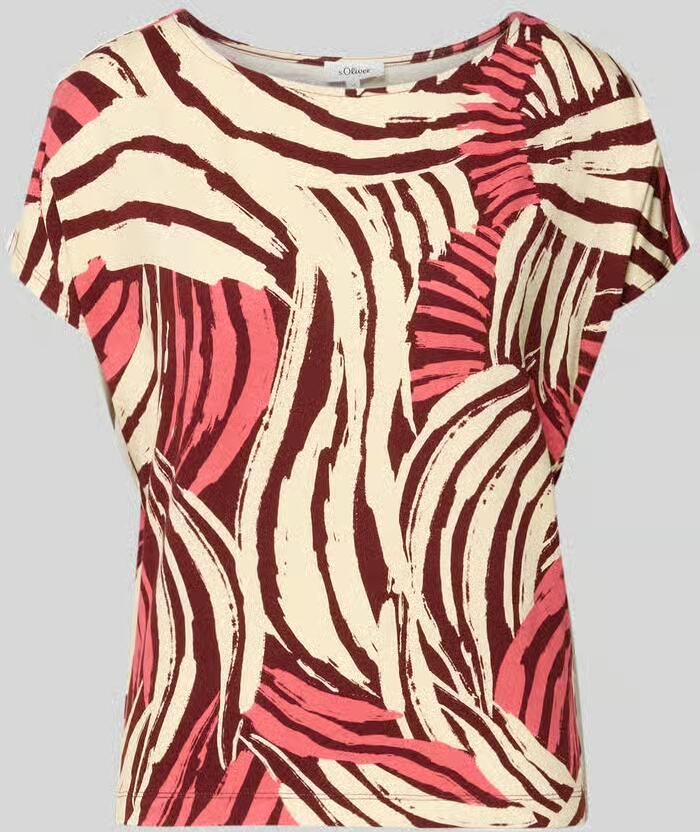 S.Oliver RED LABEL relaxed fit T-shirt van viscosemix - Foto 5