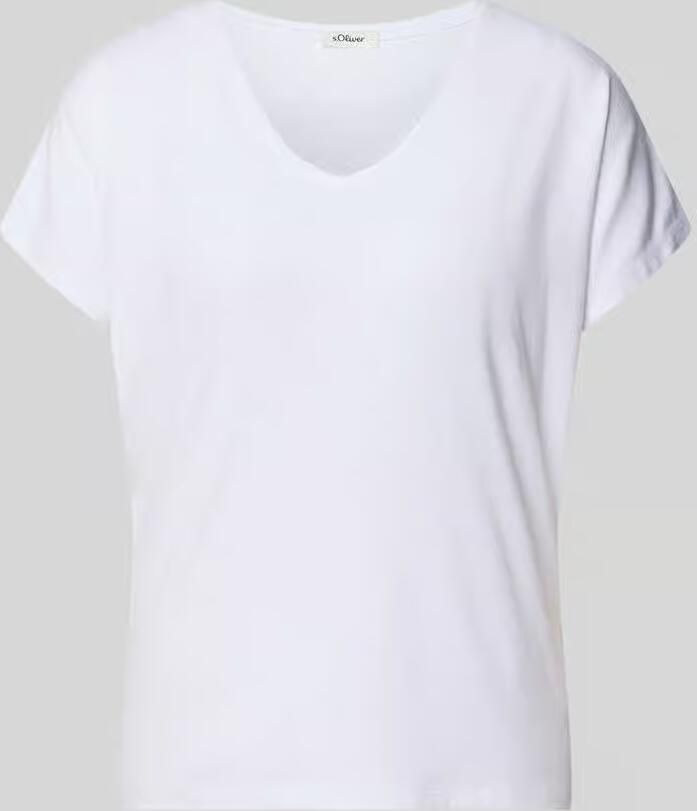 S.Oliver RED LABEL relaxed fit T-shirt van viscosemix - Foto 4