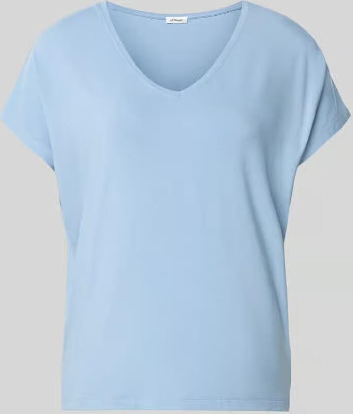 S.Oliver RED LABEL relaxed fit T-shirt van viscosemix - Foto 5