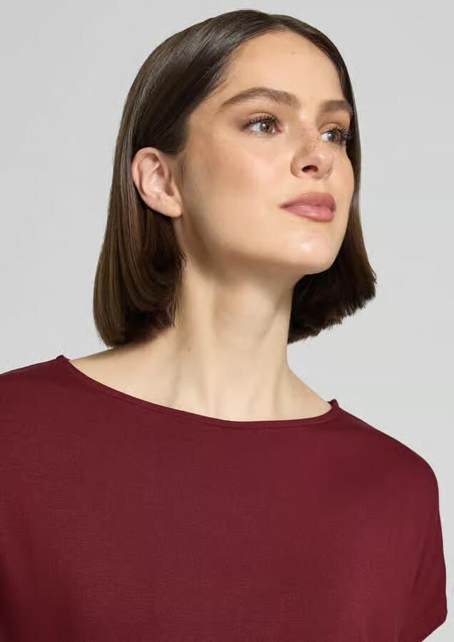 S.Oliver RED LABEL relaxed fit T-shirt van viscosemix - Foto 4