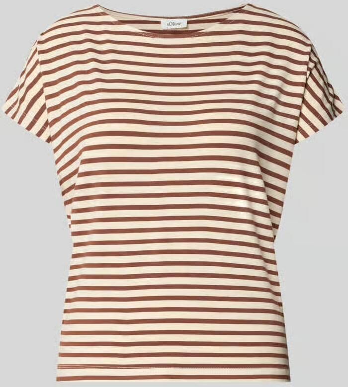 S.Oliver RED LABEL relaxed fit T-shirt van viscosemix - Foto 2
