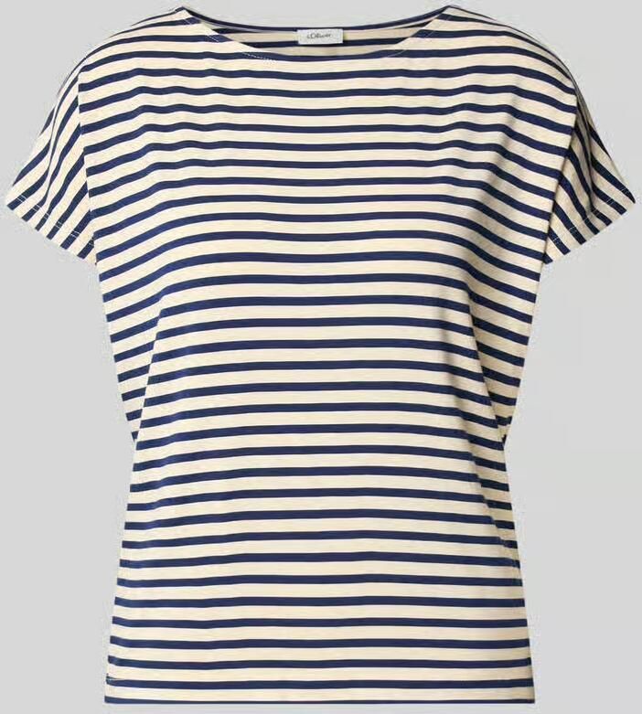 S.Oliver RED LABEL relaxed fit T-shirt van viscosemix - Foto 2