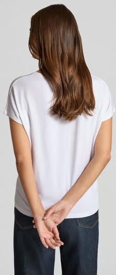 S.Oliver RED LABEL relaxed fit T-shirt van viscosemix - Foto 6
