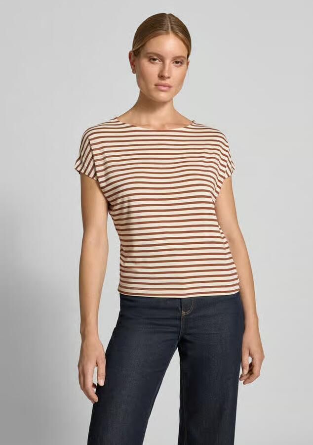 S.Oliver RED LABEL relaxed fit T-shirt van viscosemix - Foto 4