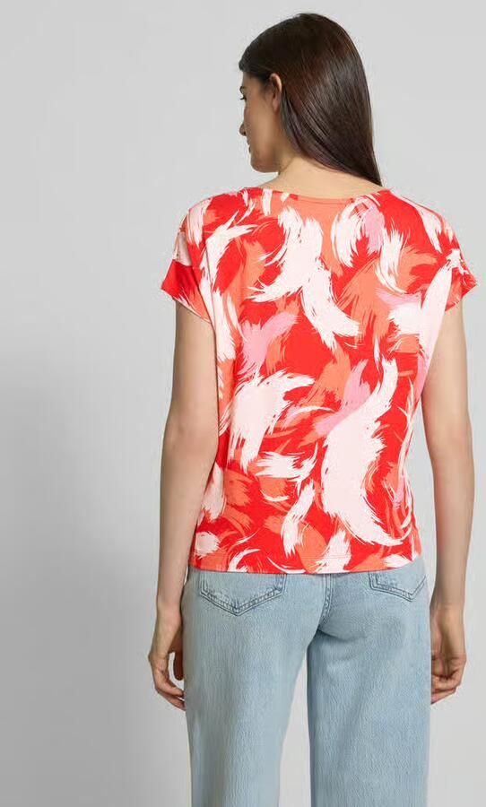 S.Oliver RED LABEL Relaxed fit T-shirt van viscosemix - Foto 5