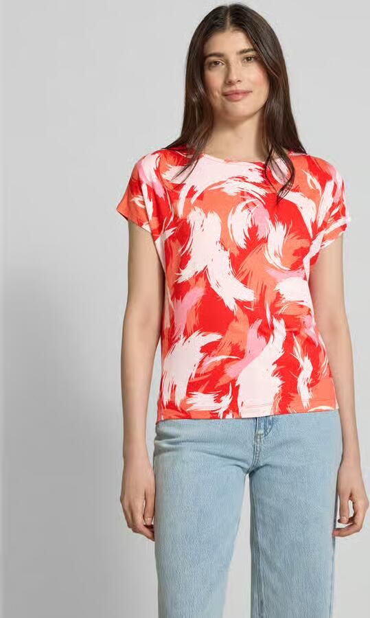 S.Oliver RED LABEL Relaxed fit T-shirt van viscosemix - Foto 6