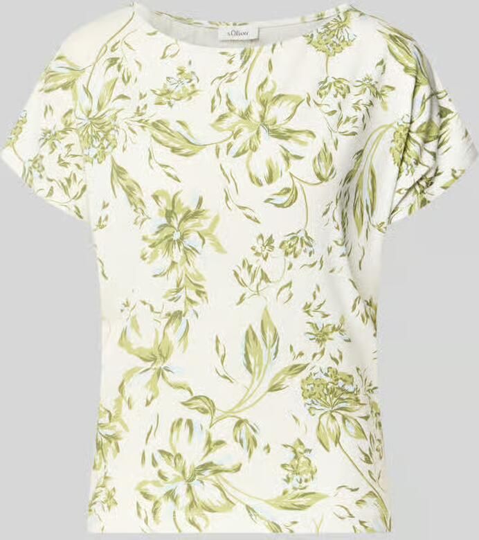 S.Oliver RED LABEL relaxed fit T-shirt van zachte viscosemix - Foto 5