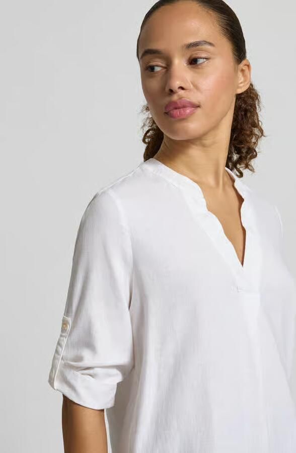 S.Oliver RED LABEL relaxed fit tuniek van mix van linnen en viscose