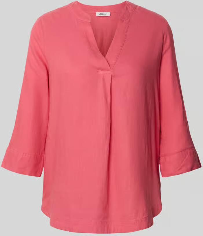 S.Oliver RED LABEL relaxed fit tuniek van mix van linnen en viscose - Foto 2