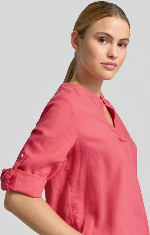 S.Oliver RED LABEL relaxed fit tuniek van mix van linnen en viscose