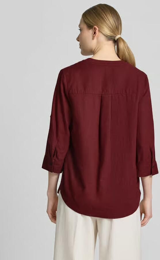 S.Oliver RED LABEL relaxed fit tuniek van mix van linnen en viscose