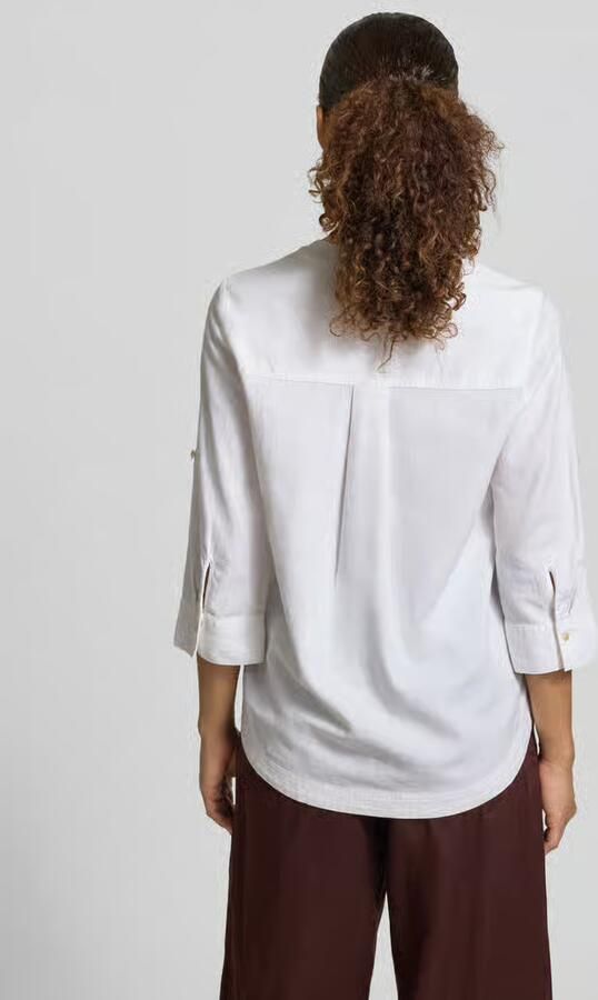 S.Oliver RED LABEL relaxed fit tuniek van mix van linnen en viscose