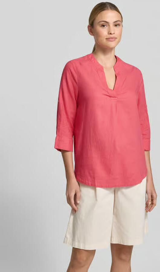 S.Oliver RED LABEL relaxed fit tuniek van mix van linnen en viscose - Foto 3