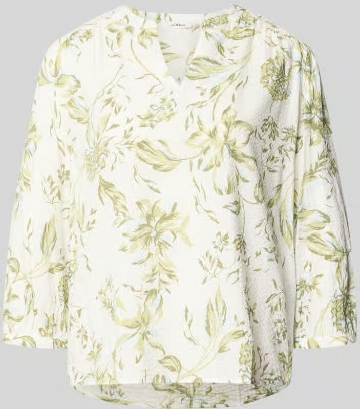 S.Oliver RED LABEL relaxed fit tuniek van mix van viscose en katoen - Foto 5