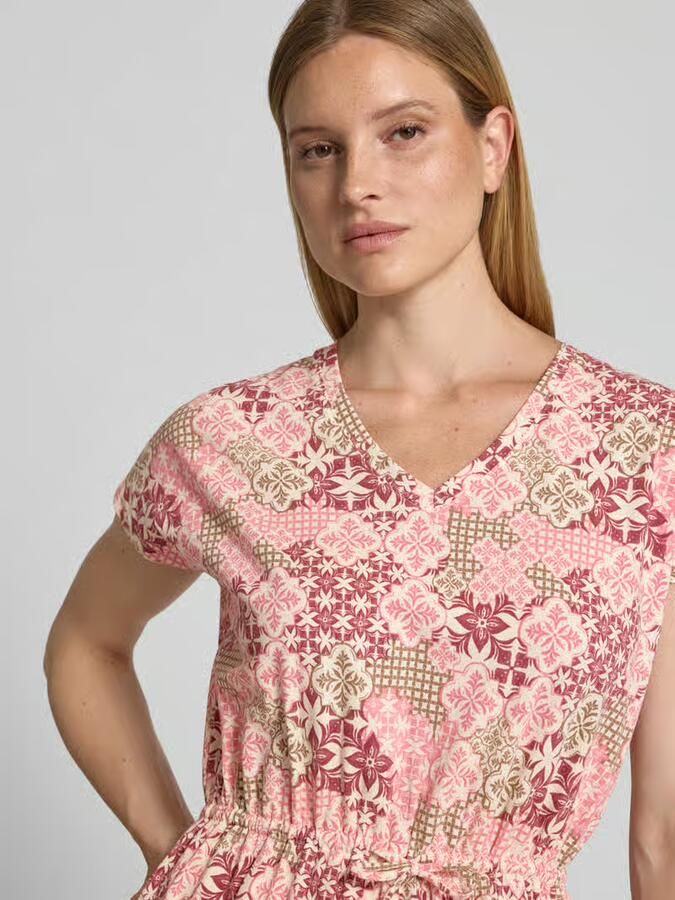 S.Oliver RED LABEL relaxed fit vrijetijdsjurk van katoenmix