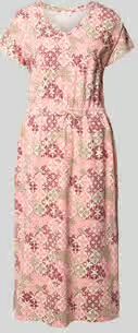 S.Oliver RED LABEL relaxed fit vrijetijdsjurk van katoenmix