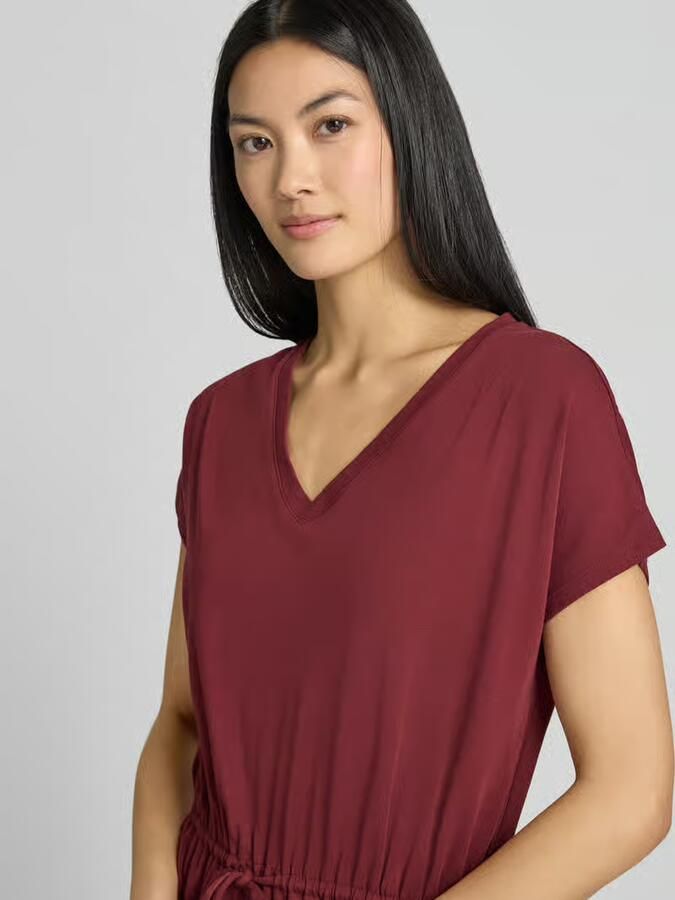 S.Oliver RED LABEL relaxed fit vrijetijdsjurk van katoenmix