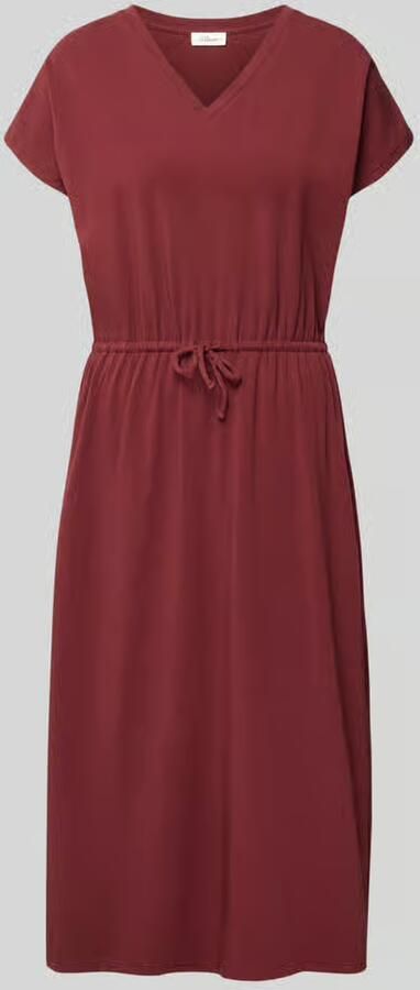 S.Oliver RED LABEL relaxed fit vrijetijdsjurk van katoenmix - Foto 2