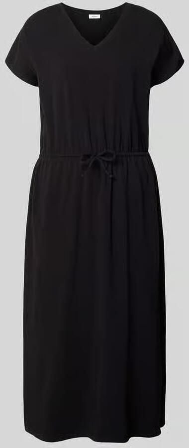 S.Oliver RED LABEL relaxed fit vrijetijdsjurk van katoenmix - Foto 2