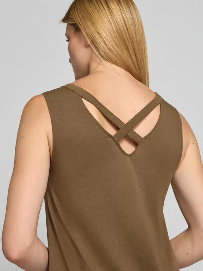 S.Oliver RED LABEL relaxed fit vrijetijdsjurk van mix van katoen en modal - Foto 2