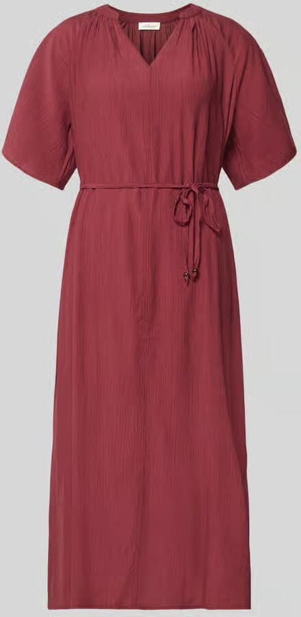 S.Oliver RED LABEL relaxed fit vrijetijdsjurk van viscosemix