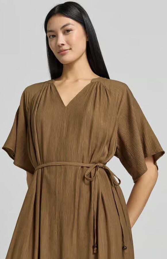 S.Oliver RED LABEL relaxed fit vrijetijdsjurk van viscosemix - Foto 4