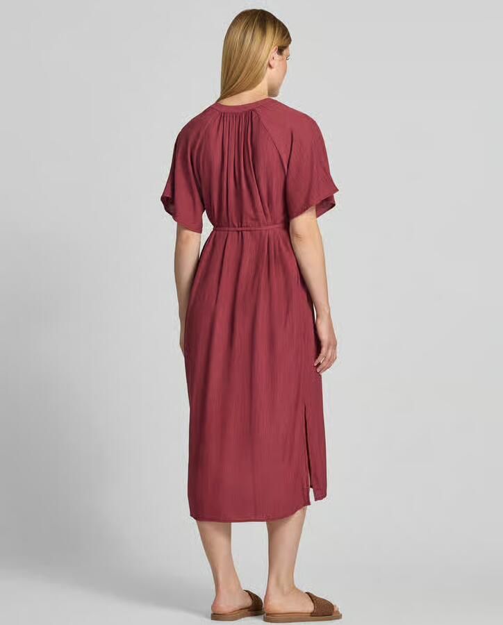S.Oliver RED LABEL relaxed fit vrijetijdsjurk van viscosemix - Foto 3