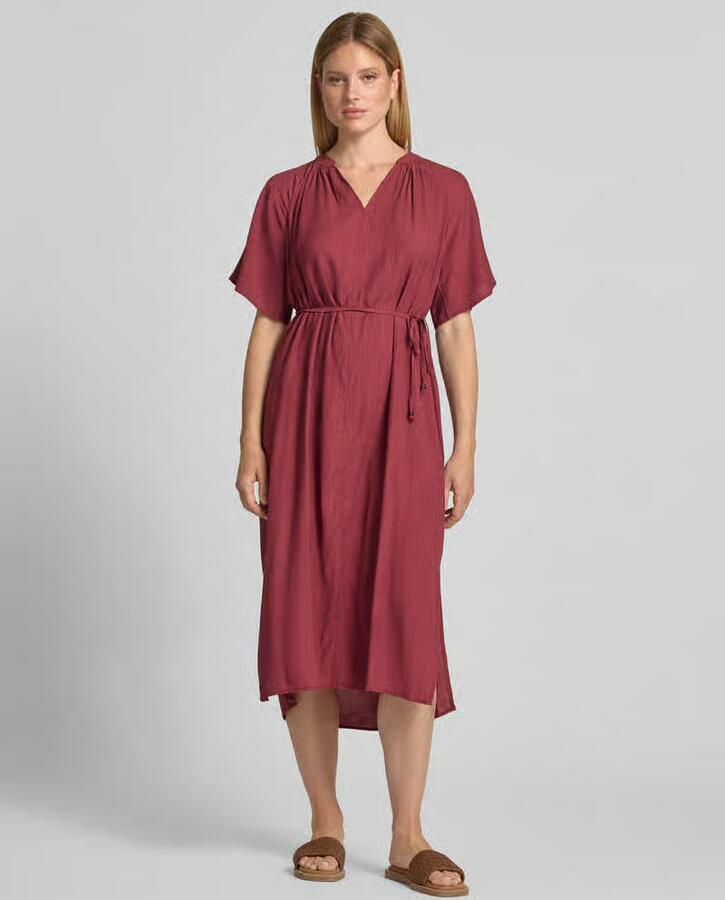 S.Oliver RED LABEL relaxed fit vrijetijdsjurk van viscosemix - Foto 2
