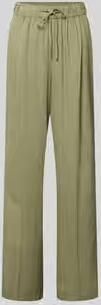 S.Oliver RED LABEL relaxed fit wijdte broek van mix van linnen en viscose