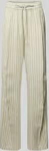 S.Oliver RED LABEL relaxed fit wijdte broek van mix van linnen en viscose