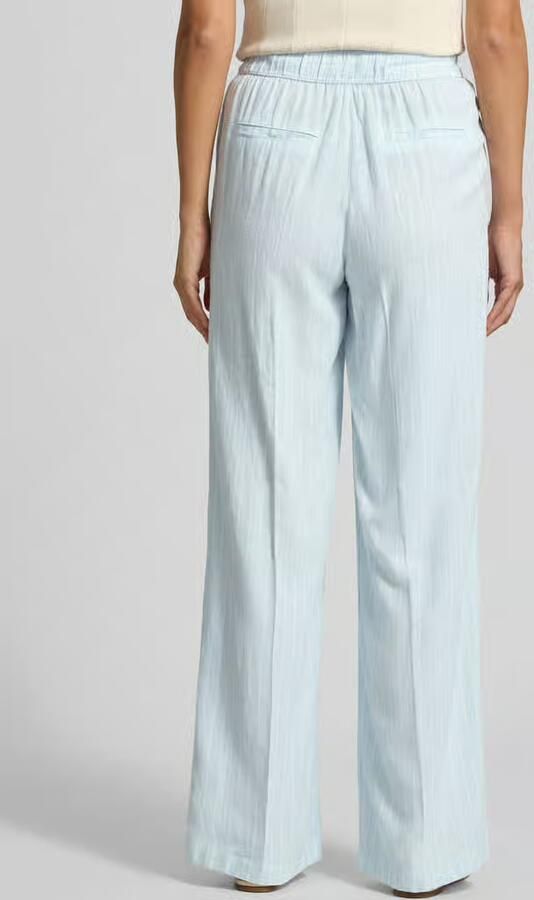 S.Oliver RED LABEL relaxed fit wijdte broek van mix van linnen en viscose - Foto 3