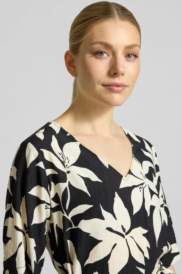 S.Oliver RED LABEL Relaxed Fix vrijetijdsjurk van viscosemix - Foto 4