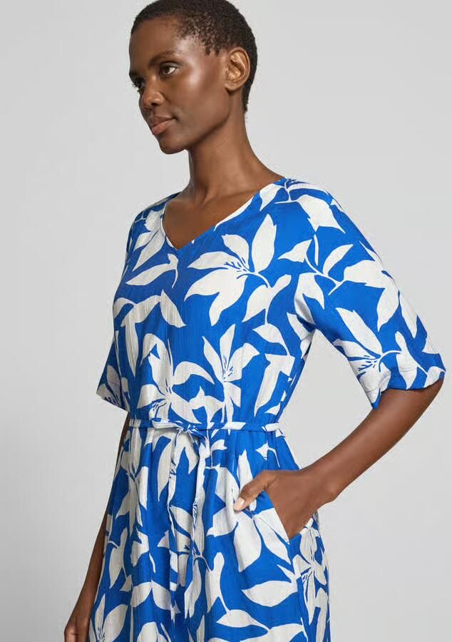 S.Oliver RED LABEL Relaxed Fix vrijetijdsjurk van viscosemix