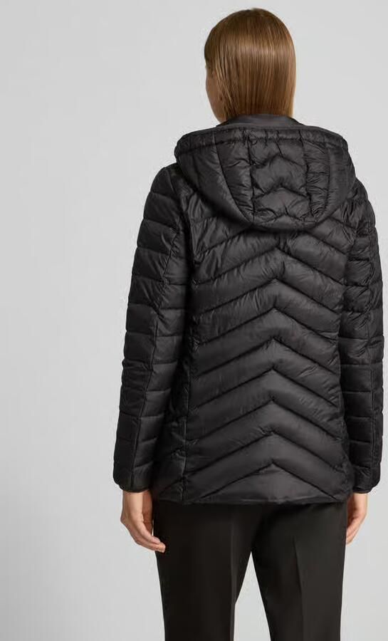 S.Oliver RED LABEL Shaped fit gewatteerd jack met labelprint